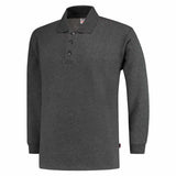 Tricorp Polosweater antraciet melange voorkant 301004/PS280