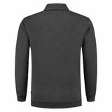 Tricorp Polosweater Boord Basis kleuren antraciet melange achterkant 301005/PSB280