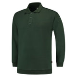 Polosweater Boord donkergroen voorkant 301005/PSB280