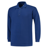 Tricorp Polosweater Boord Basis kleuren koningsblauw voorkant 301005/PSB280