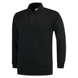 Tricorp Polosweater Boord Basis kleuren zwart voorkant 301005/PSB280