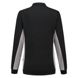 Tricorp Polosweater Bicolor Dames zwart grijs achterkant 302002