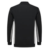 Tricorp Polosweater Bicolor zwart grijs achterkant 302003