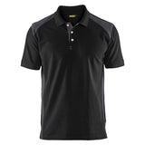 Blaklader Poloshirt Pique zwart medium grijs voorkant 33241050