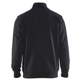 Blaklader Sweatshirt Bi-Colour met halve rits zwart grijs achterkant 33531158