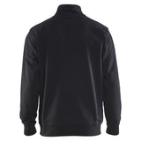 Blaklader Sweatshirt Bi-Colour met halve rits zwart rood achterkant 33531158
