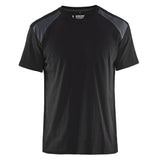 Blaklader T-Shirt Bi-Colour zwart donkergrijs voorkant 33791042