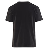 Blaklader T-Shirt Bi-Colour zwart korenblauw achterkant 33791042