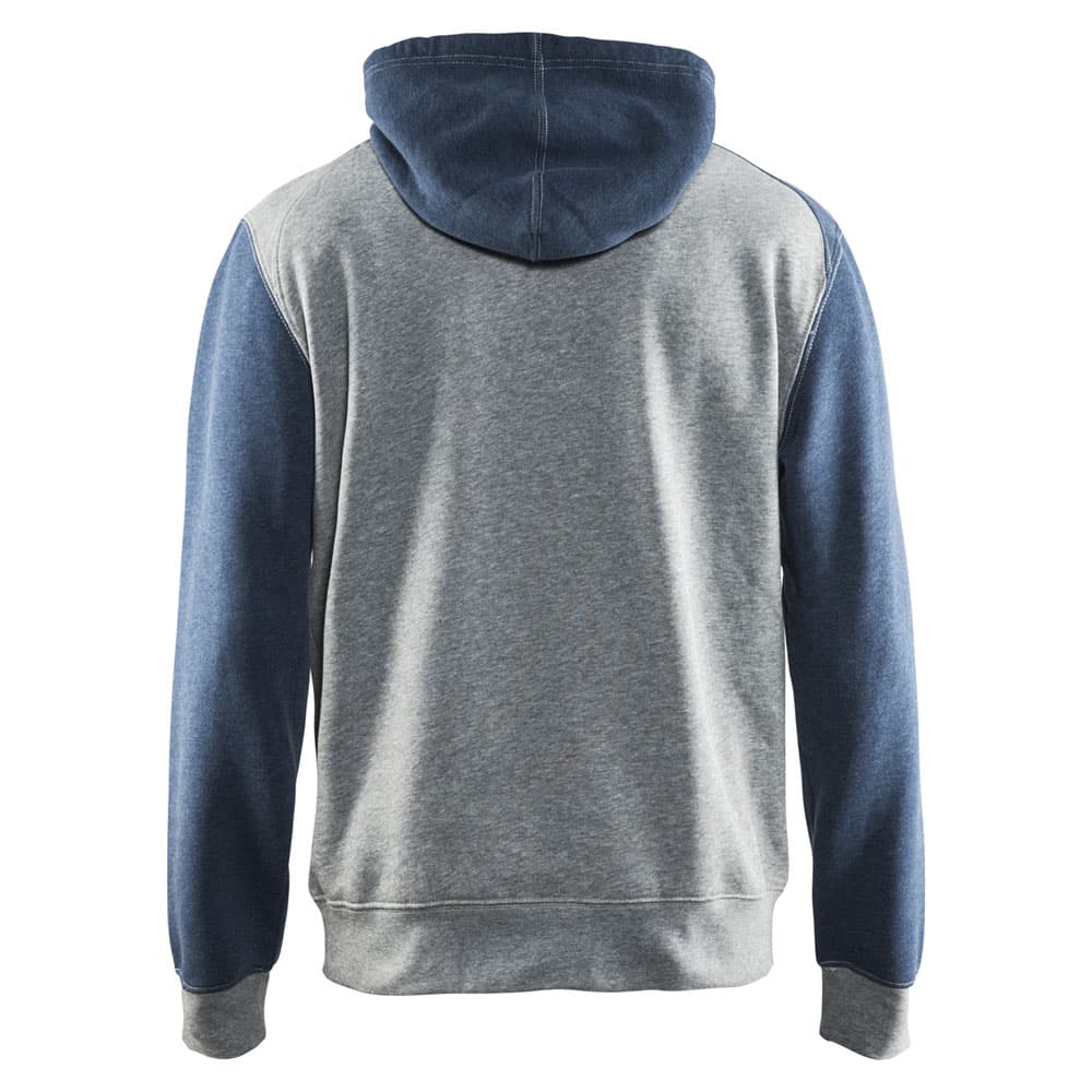 Blaklader hooded sweatshirt grijs melee blauw achterkant 339911578790