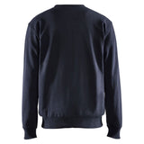 Blaklader sweatshirt bi-colour donker marineblauw zwart achterkant  35801158