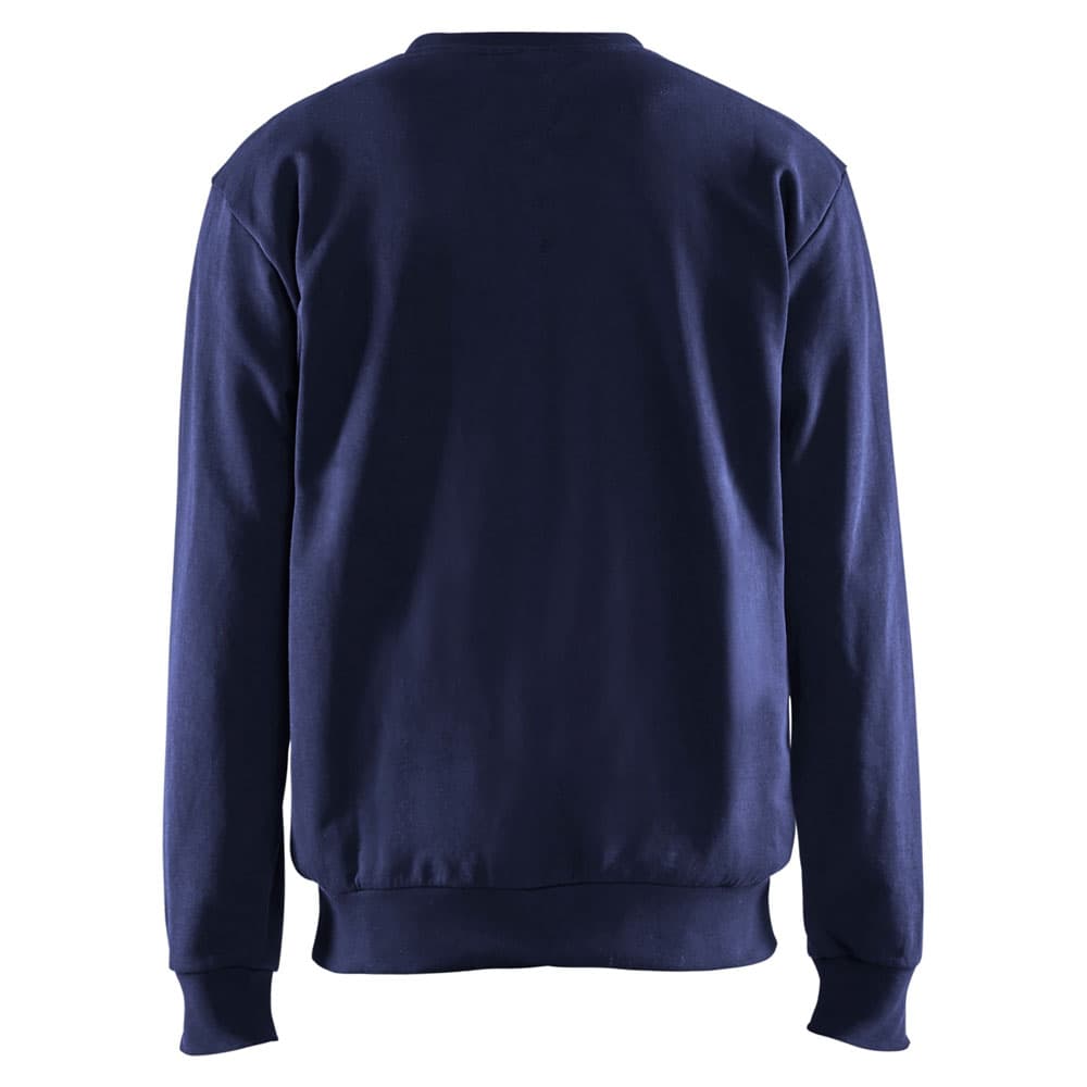 Blaklader sweatshirt bi-colour marineblauw korenblauw achterkant 35801158