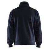 Blaklader sweatshirt met halve rits donker marineblauw achterkant 35871169