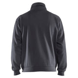 Blaklader sweatshirt met halve rits medium grijs achterkant 35871169