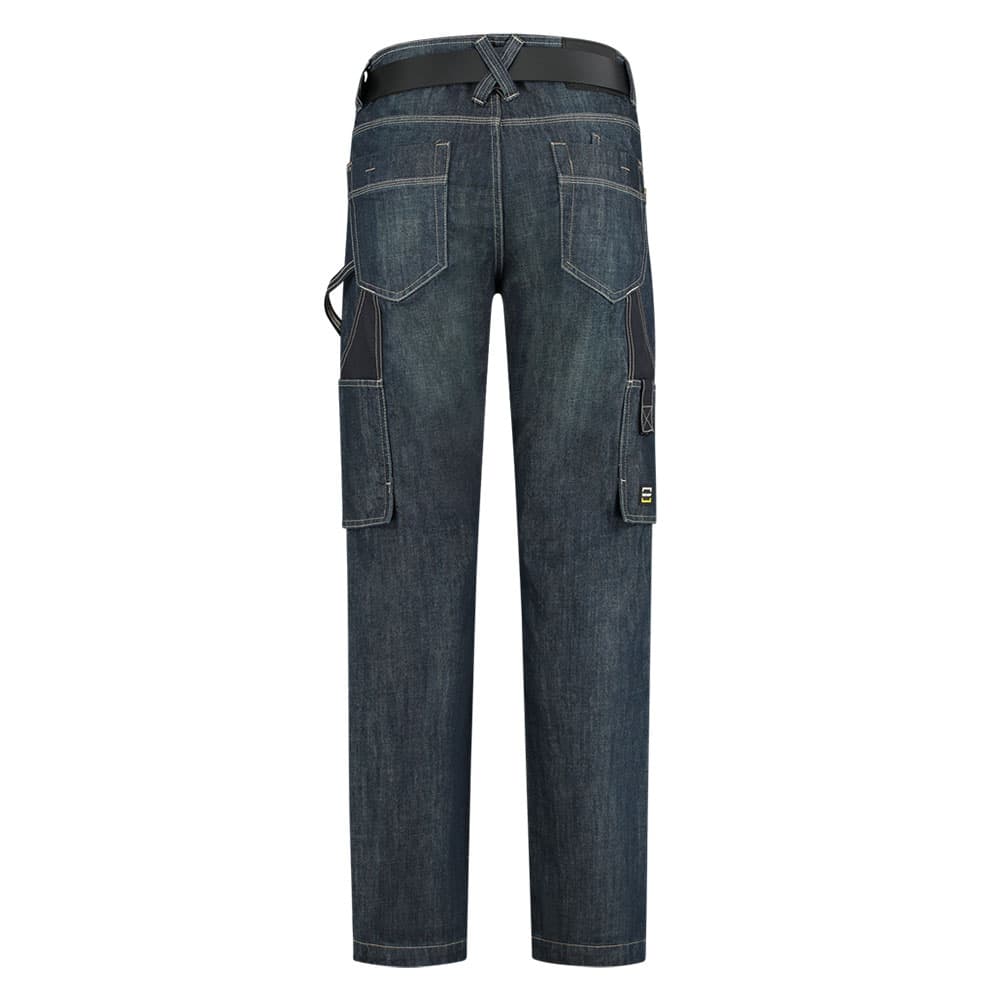 Tricorp jeans werkbroek denim blue achterkant 502005