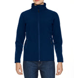 Gildan Hammer Softshell Jacket for her marineblauw voorkant GILSS800L