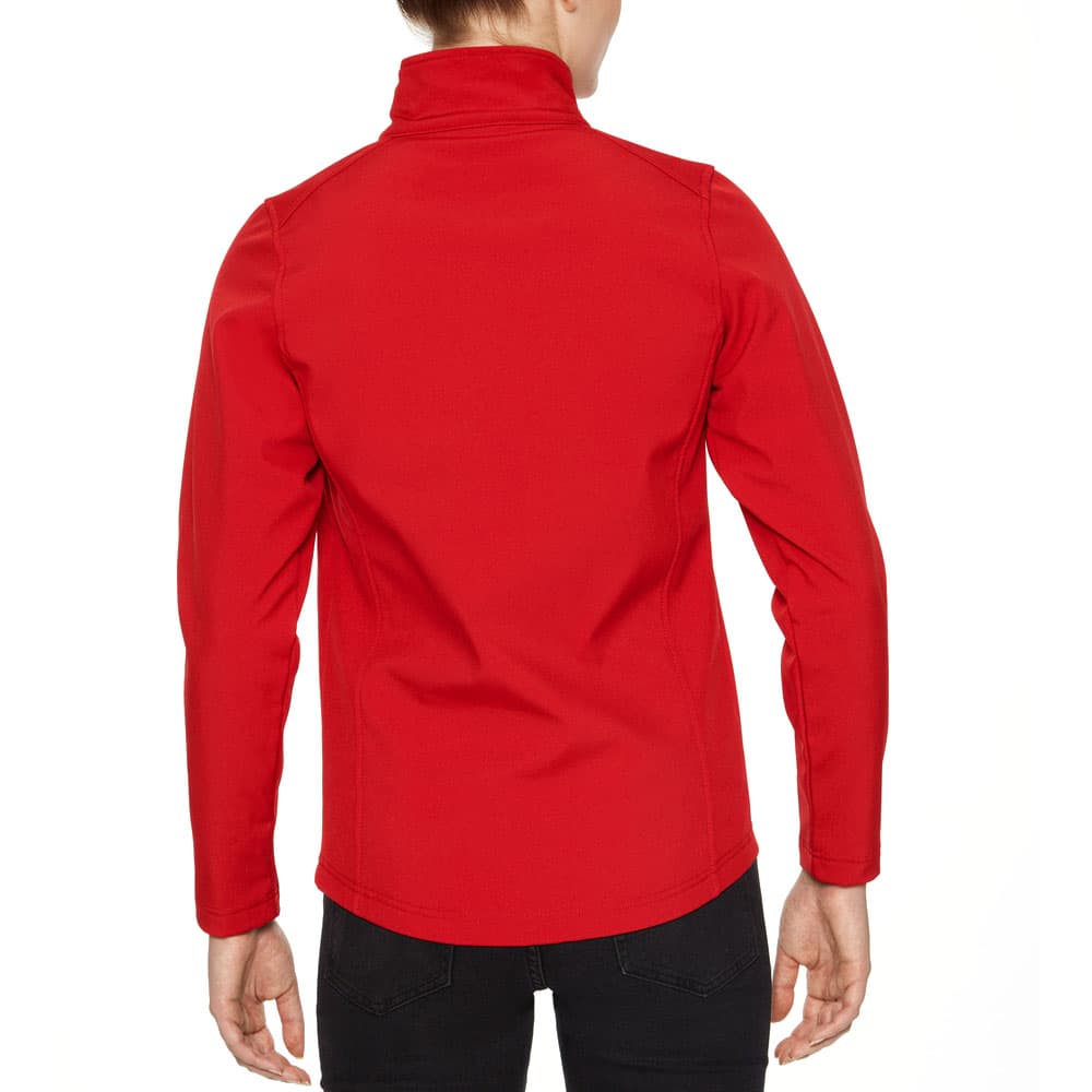 Gildan Hammer Softshell Jacket for her rood achterkant GILSS800L