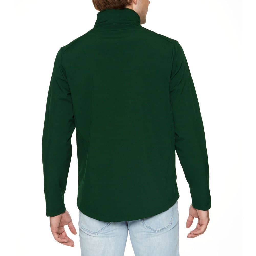 Gildan Hammer Softshell Jacket unisex donkergroen achterkant GILSS800
