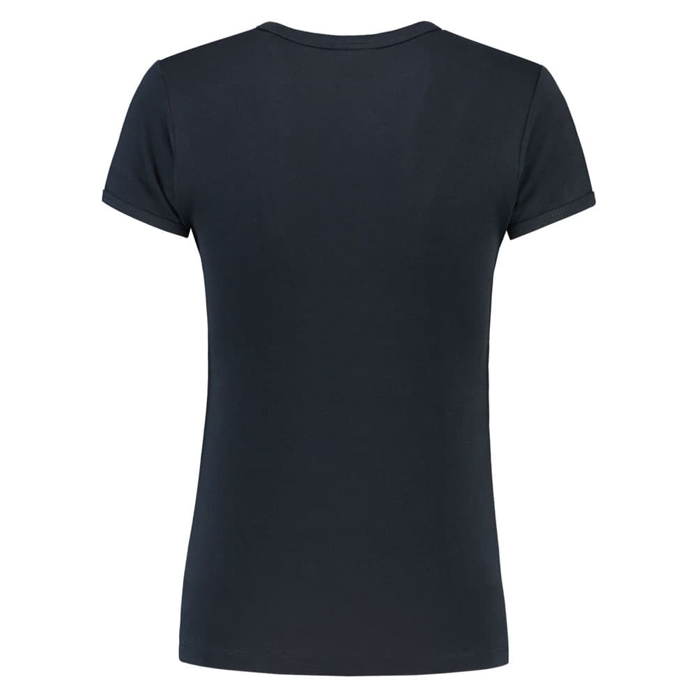Lemon & Soda Interlock T-shirt Short Sleeves for her marineblauw achterkant LEM1101