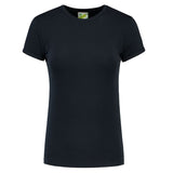 Lemon & Soda Interlock T-shirt Short Sleeves for her marineblauw voorkant LEM1101