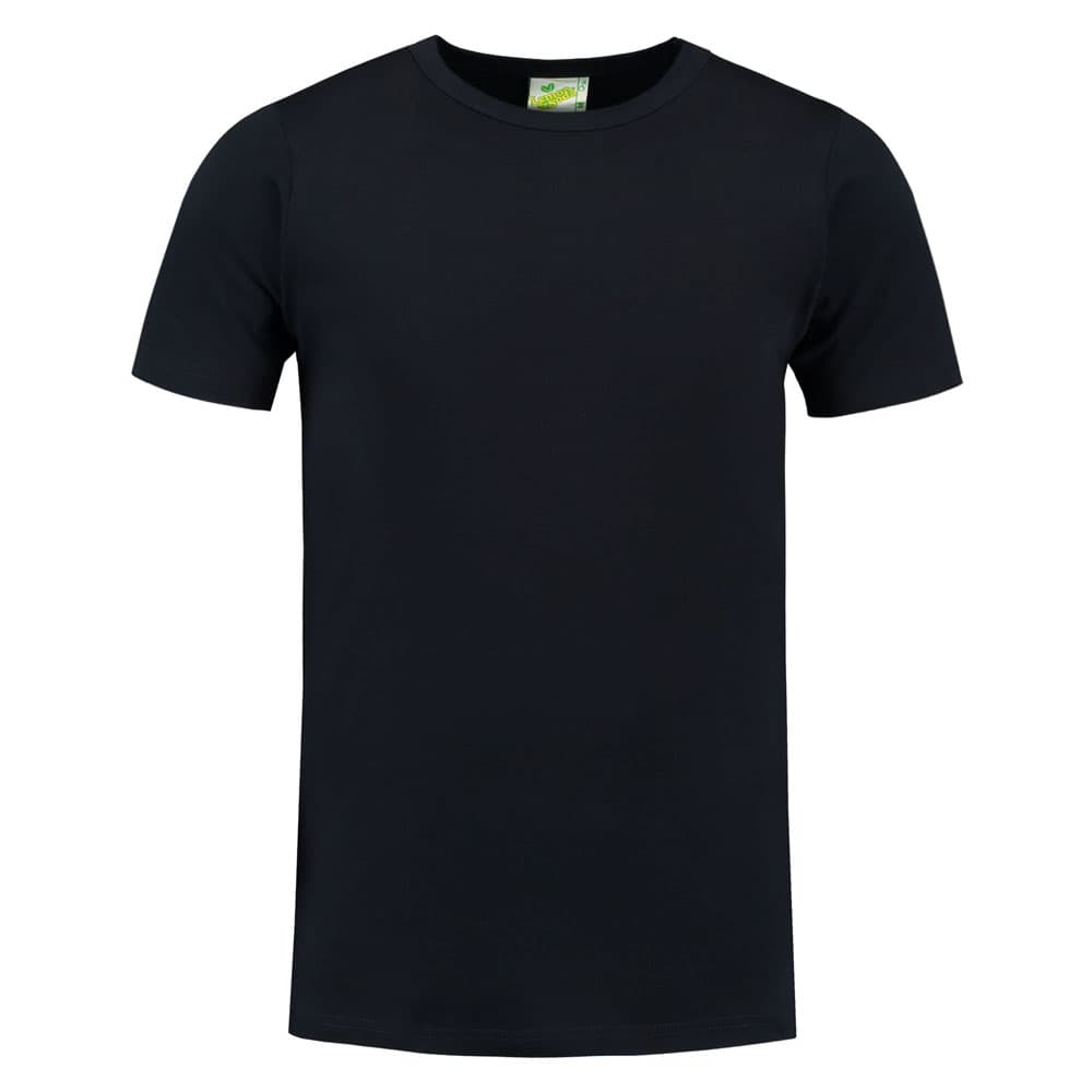 Lemon & Soda Interlock T-shirt Short Sleeves for him zwart voorkant LEM1102