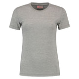 Lemon & Soda iTee T-shirt Short Sleeves for her grijs melange voorkant LEM1112