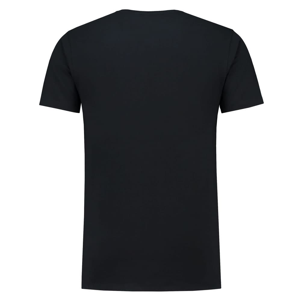 Lemon & Soda Fine Cotton Elastane T-shirt for him zwart achterkant LEM1130