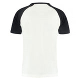 Lemon & Soda Baseball T-shirt Short Sleeves wit marineblauw achterkant LEM1175