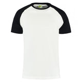 Lemon & Soda Baseball T-shirt Short Sleeves wit marineblauw voorkant LEM1175