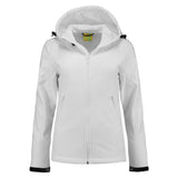 Lemon & Soda Softshell Hooded Jacket for her wit voorkant LEM3627