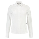 Lemon & Soda Twill Shirt Long Sleeves for her wit voorkant LEM3912