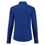 Lemon & Soda Poly-cotton Mix Poplin Shirt Long Sleeves for her koningsblauw achterkant LEM3932