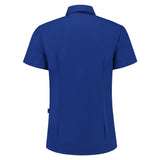 Lemon & Soda Poly-cotton Mix Poplin Shirt Short Sleeves for her koningsblauw achterkant LEM3933
