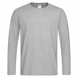 Stedman Comfort-T T-shirt Long Sleeves for him grijs melange STE2130