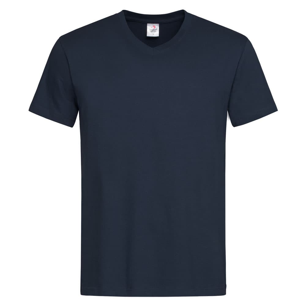 Stedman Classic-T V-neck T-shirt Short Sleeves for him donkerblauw STE2300