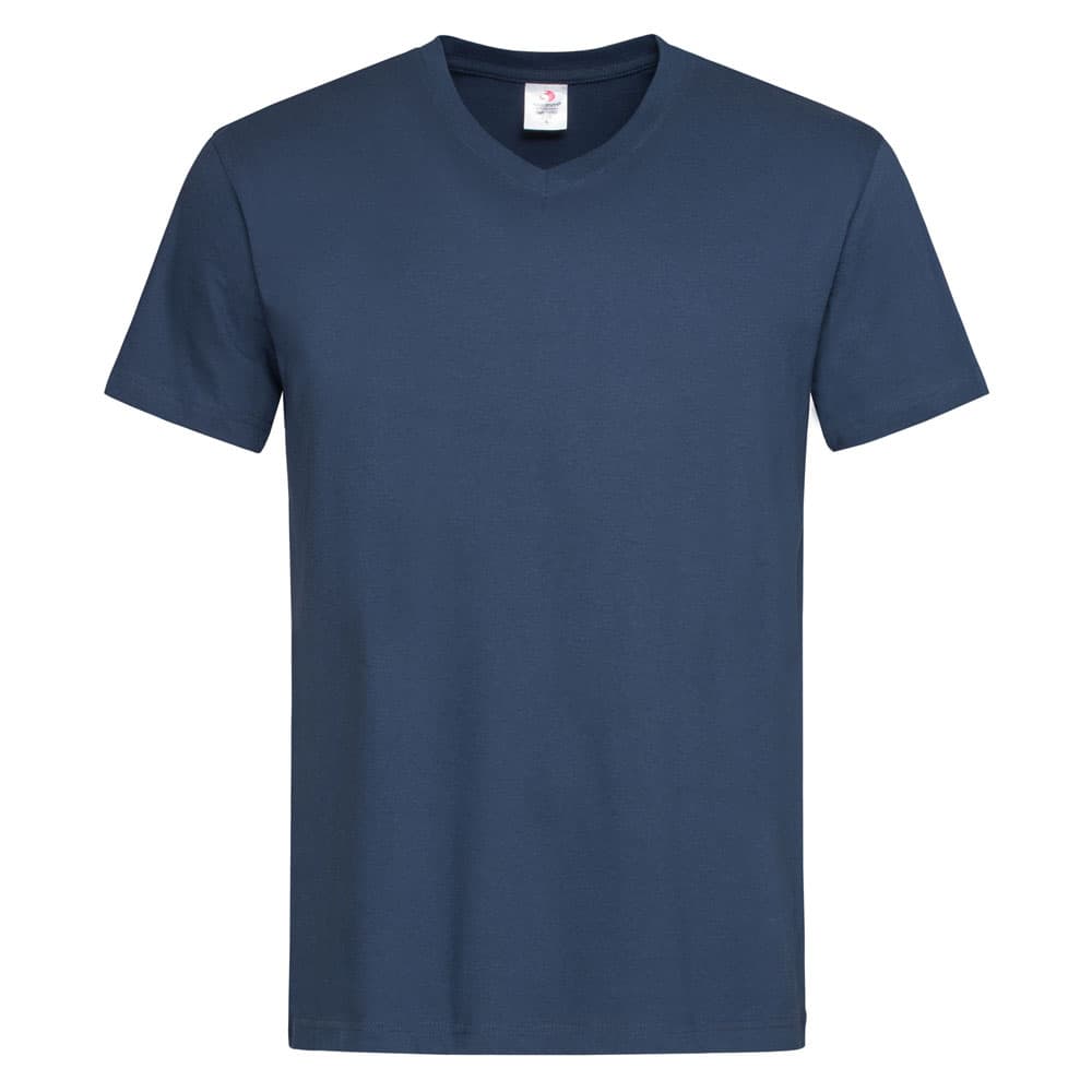 Stedman Classic-T V-neck T-shirt Short Sleeves for him marineblauw STE2300