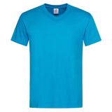 Stedman Classic-T V-neck T-shirt Short Sleeves for him turquoise STE2300