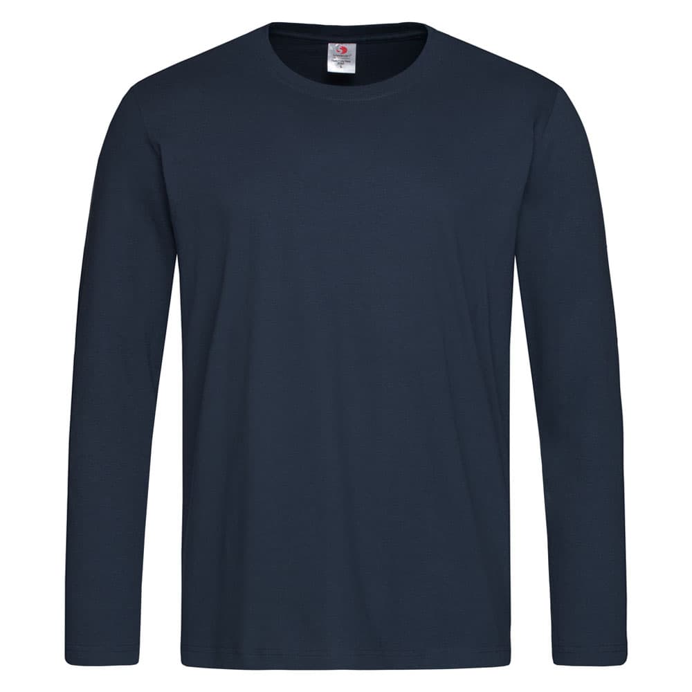Stedman Classic-T T-shirt Long Sleeves donkerblauw STE2500