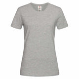 Stedman Organic Classic-T Fitted T-shirt Short Sleeves for her grijs melange STE2620