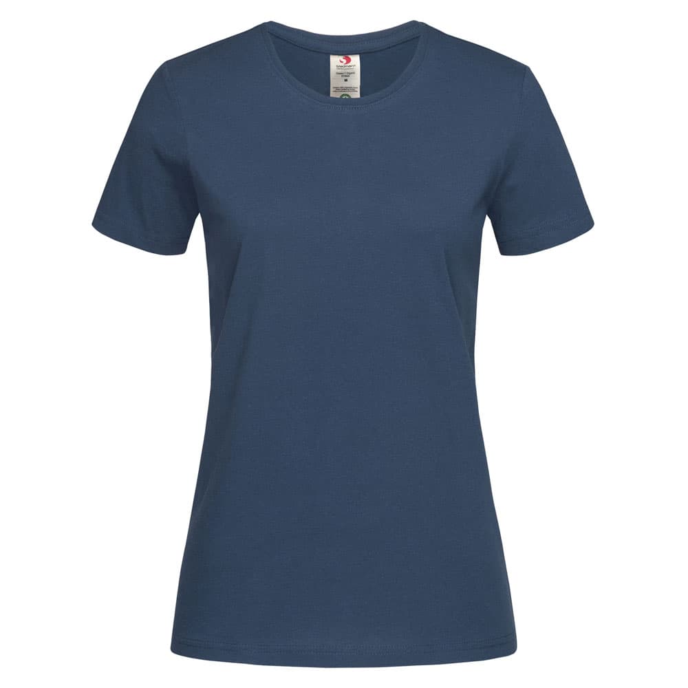 Stedman Organic Classic-T Fitted T-shirt Short Sleeves for her marineblauw STE2620