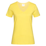 Stedman Classic-T V-neck T-shirt Short Sleeves for her geel STE2700