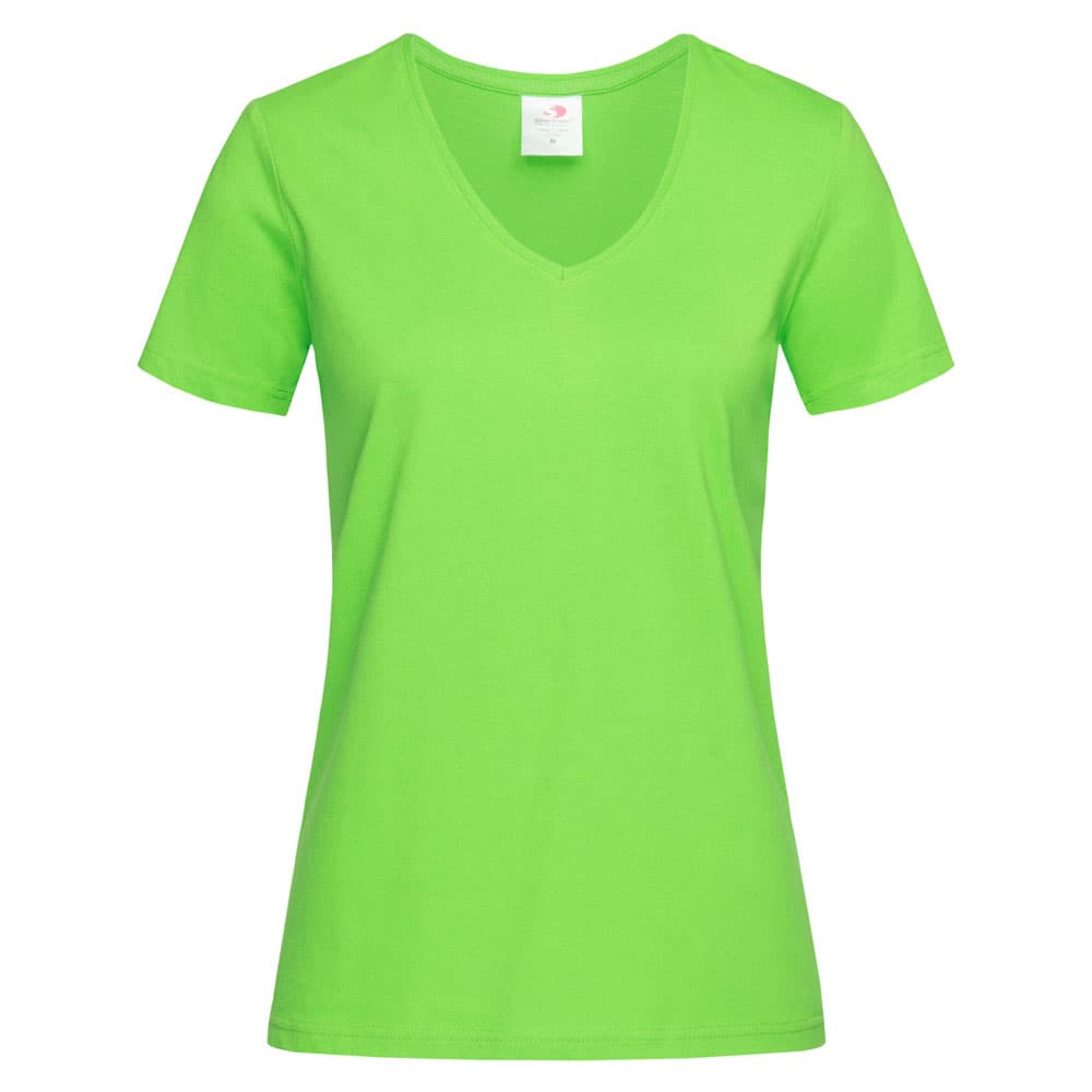 Stedman Classic-T V-neck T-shirt Short Sleeves for her kiwi groen STE2700