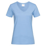 Stedman Classic-T V-neck T-shirt Short Sleeves for her lichtblauw STE2700