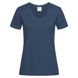 Stedman Classic-T V-neck T-shirt Short Sleeves for her marineblauw STE2700