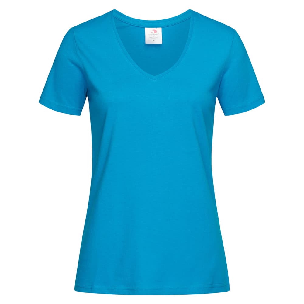 Stedman Classic-T V-neck T-shirt Short Sleeves for her turquoise STE2700