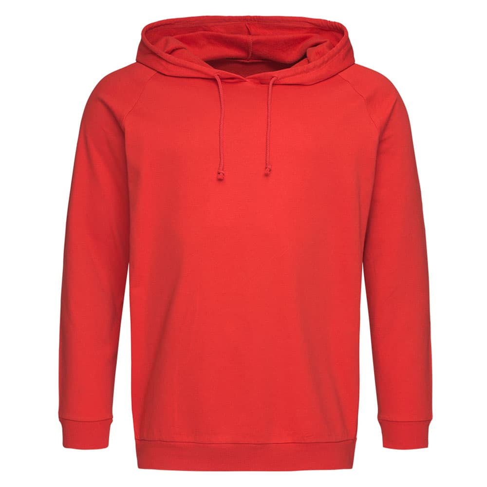 Stedman Light Unisex Hooded Sweater rood STE4200