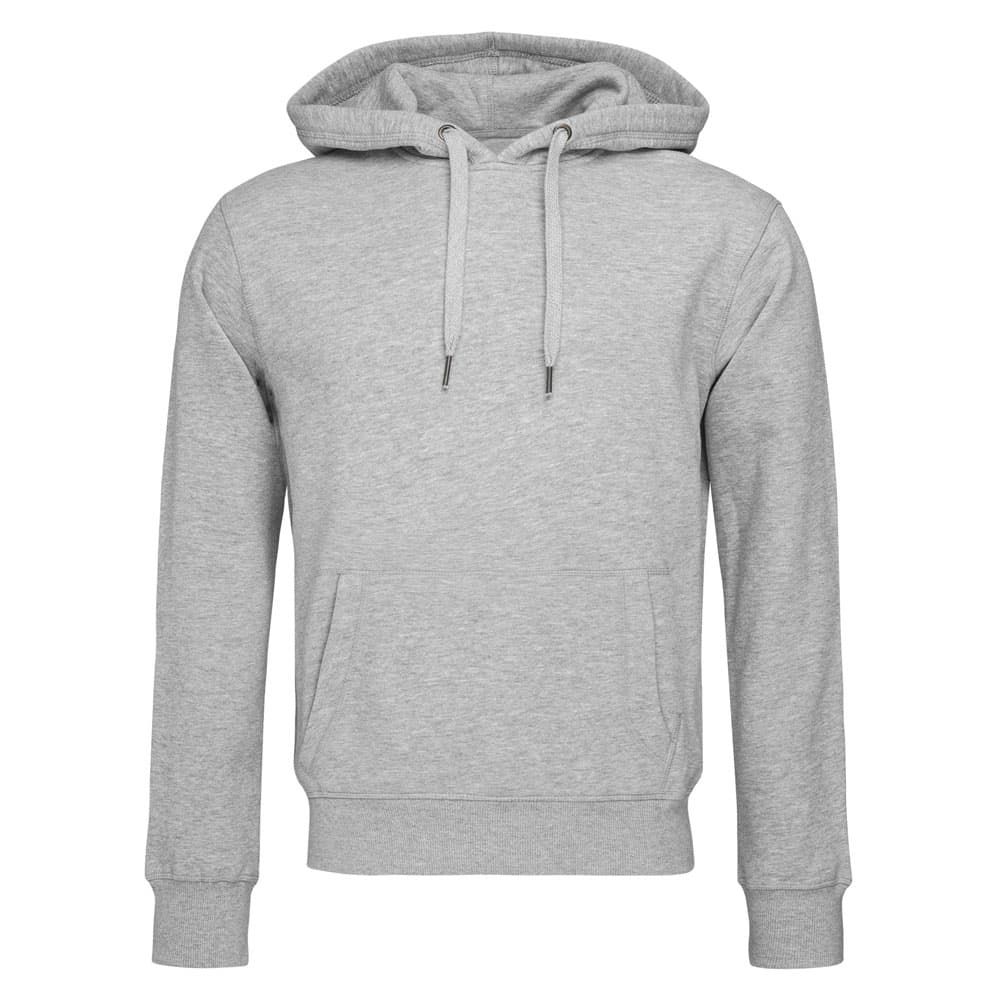 Stedman Select Unisex Hooded Sweater grijs melange STE5600