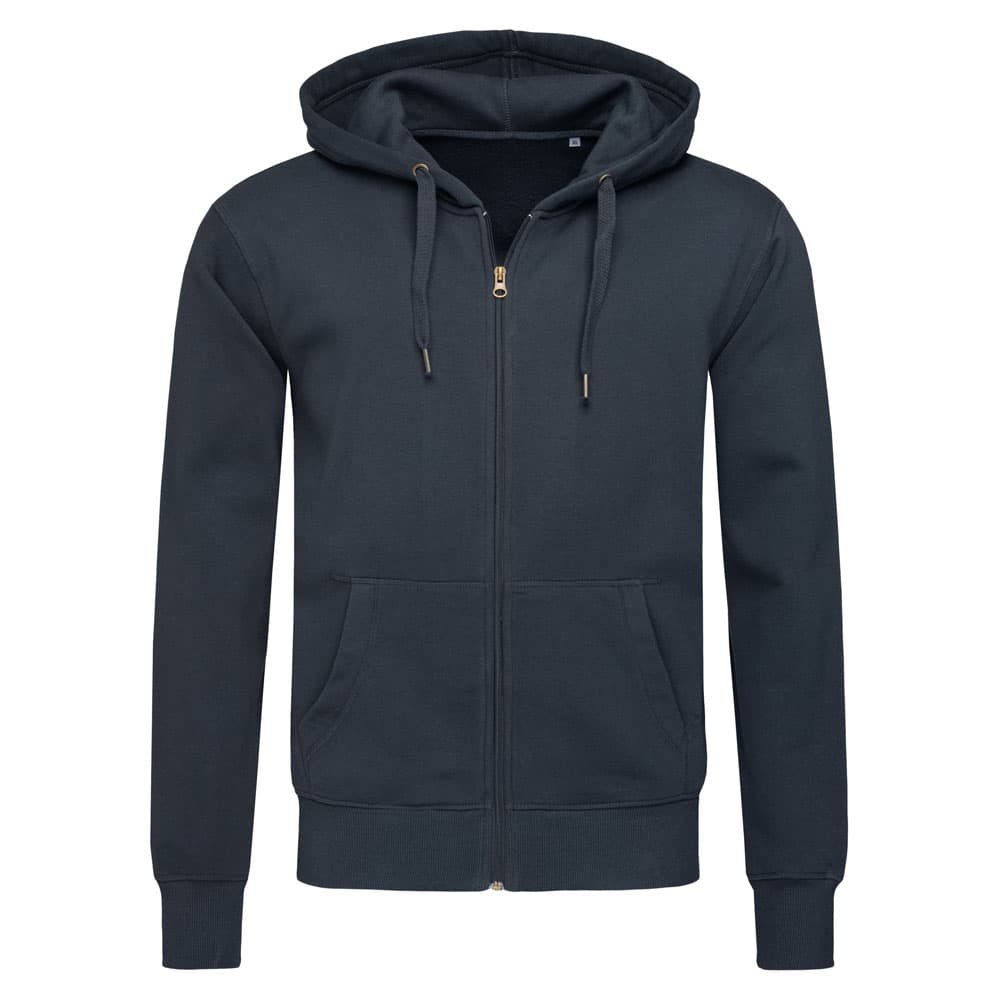Stedman Select Hooded Zipsweater for him donkerblauw STE5610