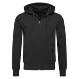 Stedman Select Hooded Zipsweater for him zwart STE5610
