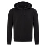 Stedman Recycled Unisex Hooded Sweater zwart STE5630