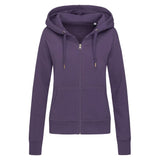 Stedman Select Hooded Zipsweater for her paars STE5710